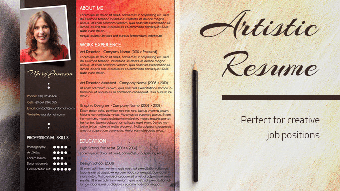 Design UX Resume Artistically