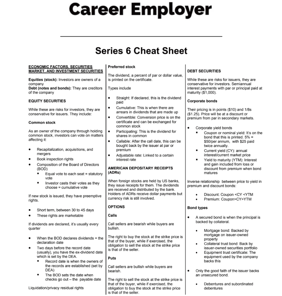 Updated Series-7 Test Cram